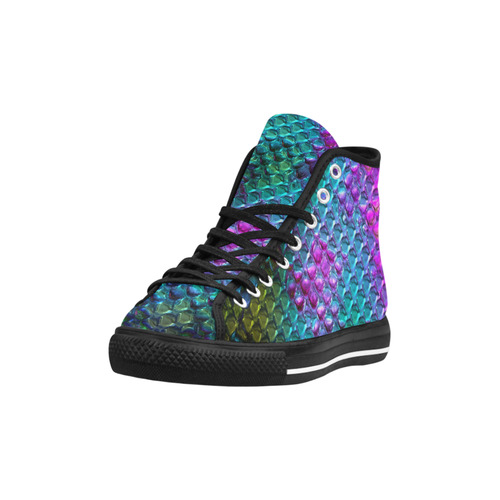 Chrome Snake Pattern A by JamColors Vancouver H Women's Canvas Shoes (1013-1)
