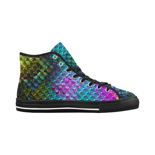 Chrome Snake Pattern A by JamColors Vancouver H Women's Canvas Shoes (1013-1)