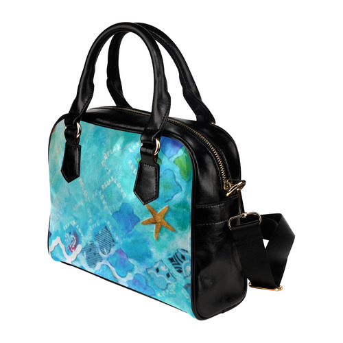 Star fish Shoulder Handbag (Model 1634)