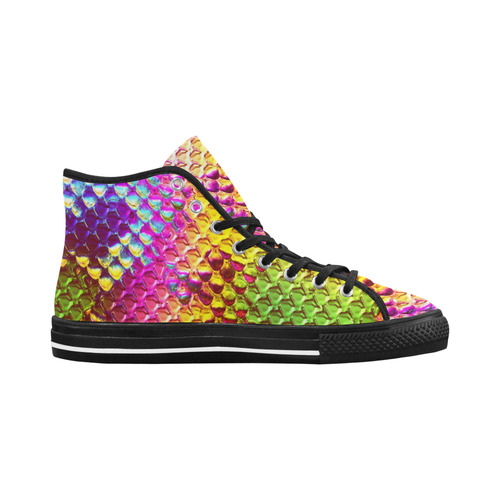 Chrome Snake Pattern B by JamColors Vancouver H Women's Canvas Shoes (1013-1)