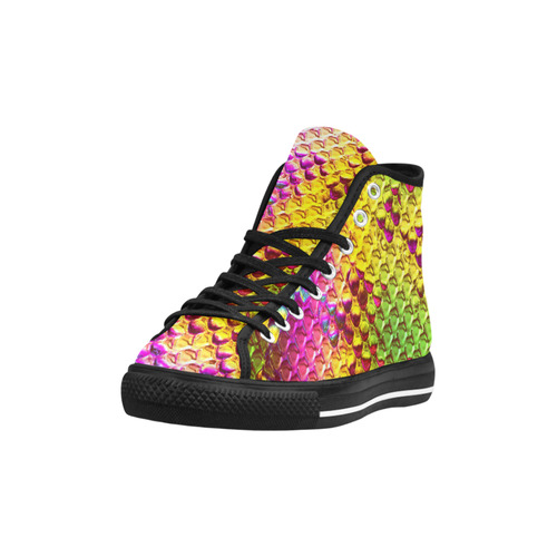 Chrome Snake Pattern B by JamColors Vancouver H Women's Canvas Shoes (1013-1)