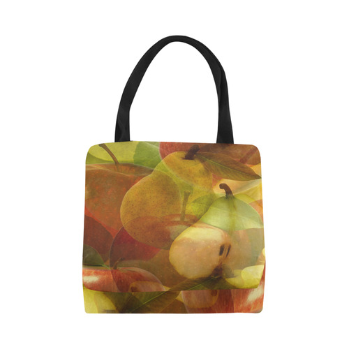 Apple & Pear Canvas Tote Bag (Model 1657)