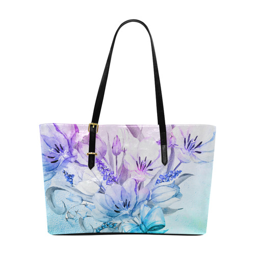 Wonderful flowers in soft watercolors Euramerican Tote Bag/Large (Model 1656)