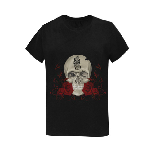 Gothic Skull With Tribal Tatoo