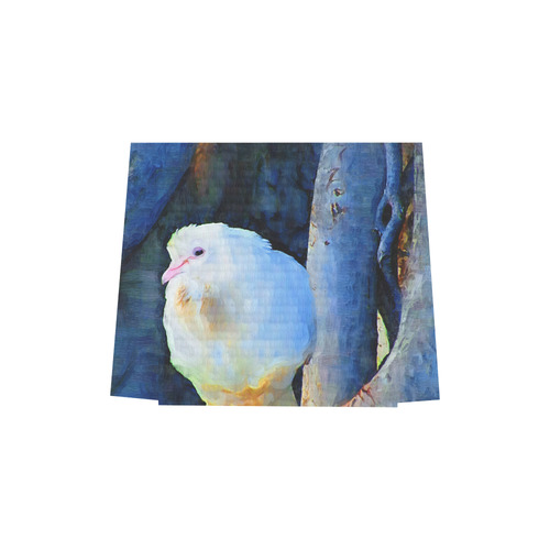 White Bird on Branch Euramerican Tote Bag/Small (Model 1655)