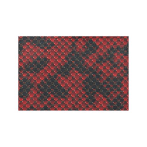 Snake Pattern E by JamColors Placemat 12’’ x 18’’ (Set of 6)