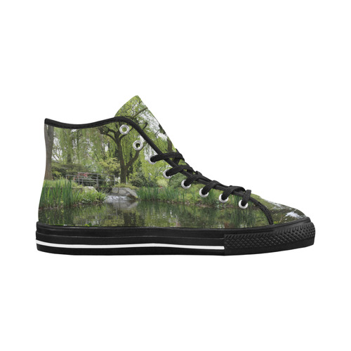 Japanese Garden in Leverkusen Vancouver H Women's Canvas Shoes (1013-1)