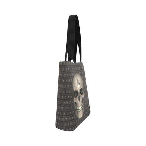 317 new Skull A by JamColors Canvas Tote Bag (Model 1657)