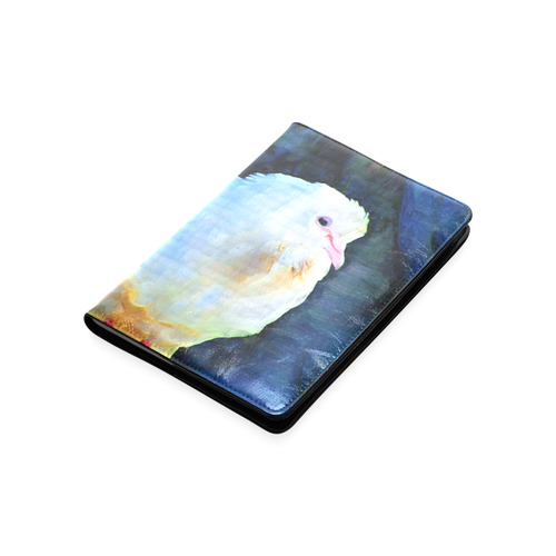 White Bird on Branch Custom NoteBook A5