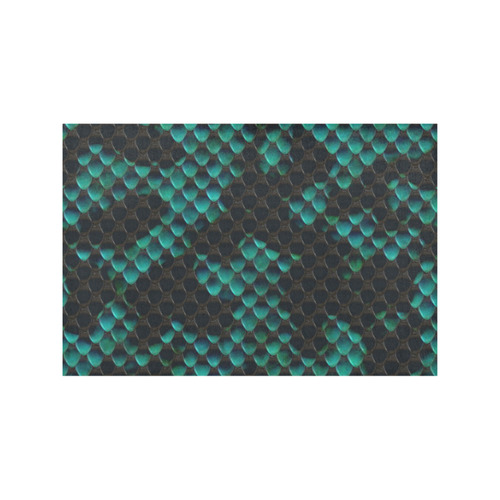 Snake Pattern B by JamColors Placemat 12’’ x 18’’ (Two Pieces)
