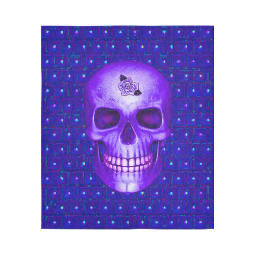 317 new Skull C by JamColors Cotton Linen Wall Tapestry 51"x 60"