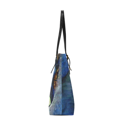 White Bird on Branch Euramerican Tote Bag/Small (Model 1655)