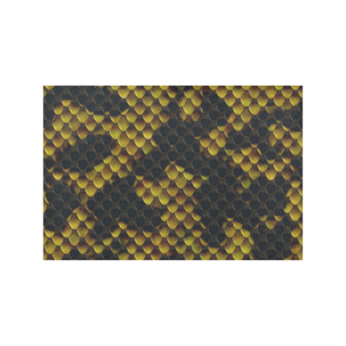 Snake Pattern C by JamColors Placemat 12’’ x 18’’ (Set of 2)