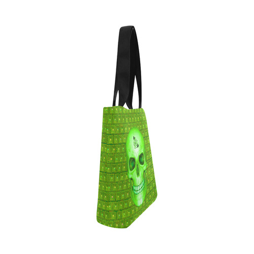 317 new Skull D by JamColors Canvas Tote Bag (Model 1657)
