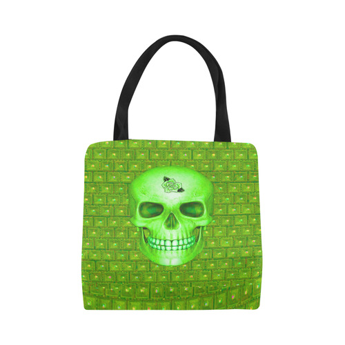 317 new Skull D by JamColors Canvas Tote Bag (Model 1657)