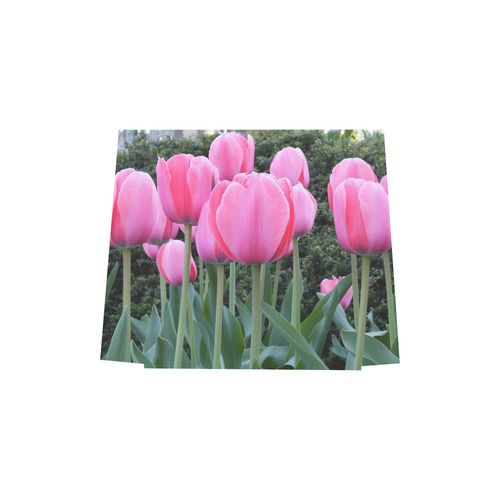 Pink Spring Tulips Euramerican Tote Bag/Small (Model 1655)