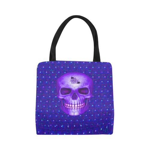 317 new Skull C by JamColors Canvas Tote Bag (Model 1657)