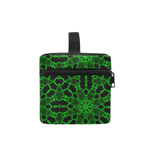 Sexy Black and Green Lace Lunch Bag/Large (Model 1658)