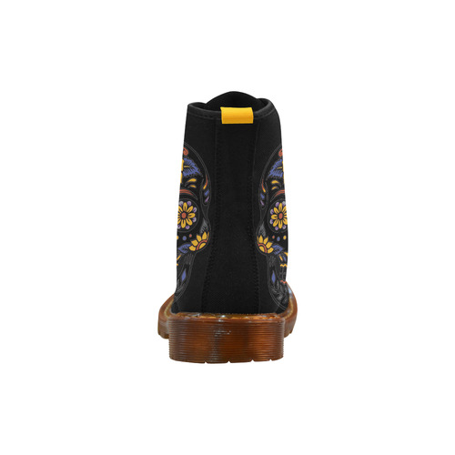 swirl skull Martin Boots For Women Model 1203H