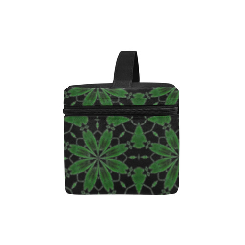 Sexy Black and Green Lace Lunch Bag/Large (Model 1658)