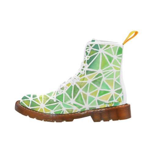 Mosaic Green. Inspired by the Magic Island of Gotland. Martin Boots For Women Model 1203H