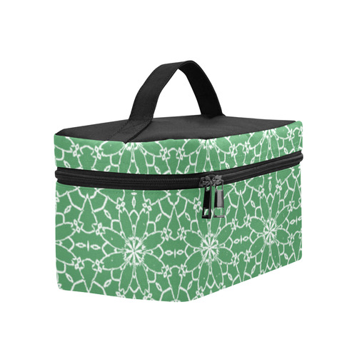 Sexy Green and White Lace Lunch Bag/Large (Model 1658)