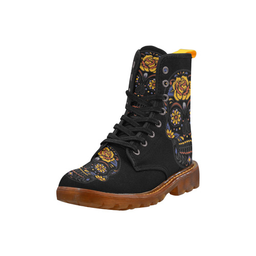 swirl skull Martin Boots For Women Model 1203H