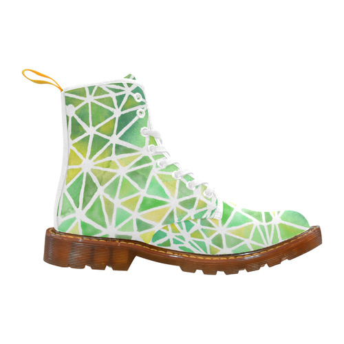 Mosaic Green. Inspired by the Magic Island of Gotland. Martin Boots For Women Model 1203H