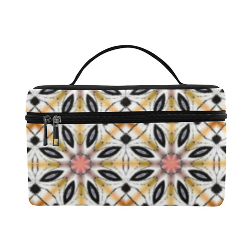 Geometric Quilt Pattern Lunch Bag/Large (Model 1658)