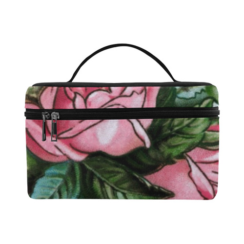 Roses Vintage Floral Lunch Bag/Large (Model 1658)