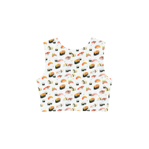 Sushi Lover Elbow Sleeve Ice Skater Dress (D20)