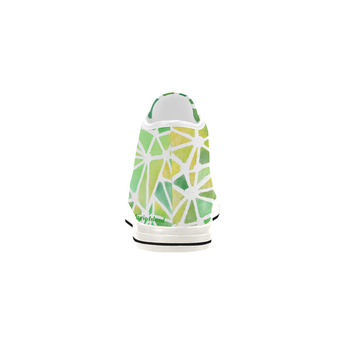 Mosaic Green. Inspired by the Magic Island of Gotland. Vancouver H Women's Canvas Shoes (1013-1)