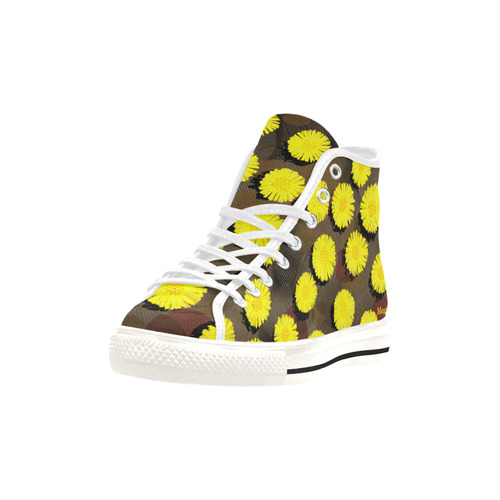 Tussilago. Inspired by the Magic Island of Gotland. Vancouver H Women's Canvas Shoes (1013-1)