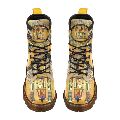 anubis the egyptian god High Grade PU Leather Martin Boots For Women Model 402H