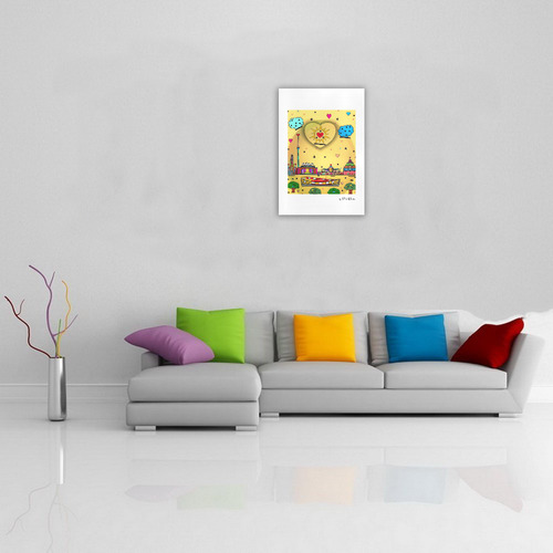 Stuttgart Popart by Nico Bielow Art Print 19‘’x28‘’