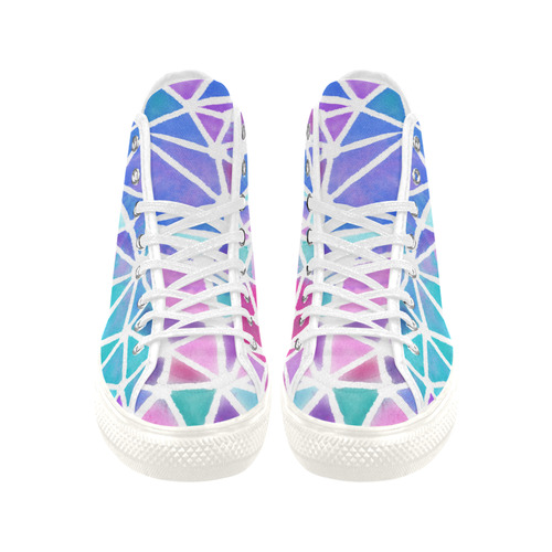 Mosaic. Inspired by the Magic Island of Gotland. Vancouver H Women's Canvas Shoes (1013-1)