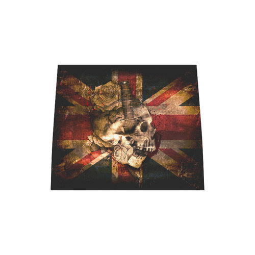 Grunge Skull and British Flag Boston Handbag (Model 1621)