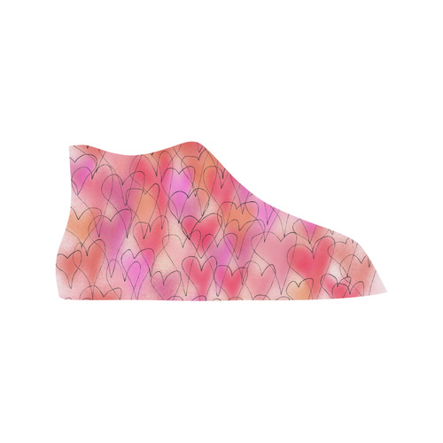 Hearts. Inspired by the Magic Island of Gotland. Vancouver H Women's Canvas Shoes (1013-1)