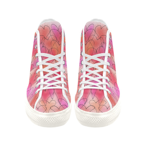 Hearts. Inspired by the Magic Island of Gotland. Vancouver H Women's Canvas Shoes (1013-1)