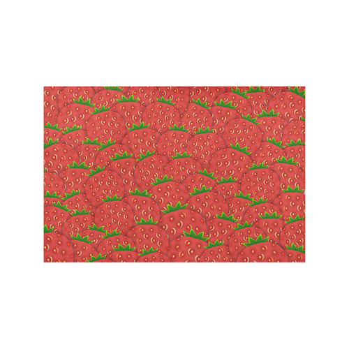 Strawberry Patch Placemat 12’’ x 18’’ (Six Pieces)