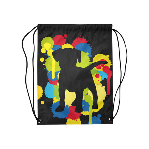 Lovely little Buddy Medium Drawstring Bag Model 1604 (Twin Sides) 13.8"(W) * 18.1"(H)