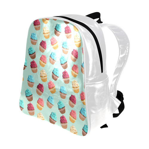 Cup Cakes Party Multi-Pockets Backpack (Model 1636)