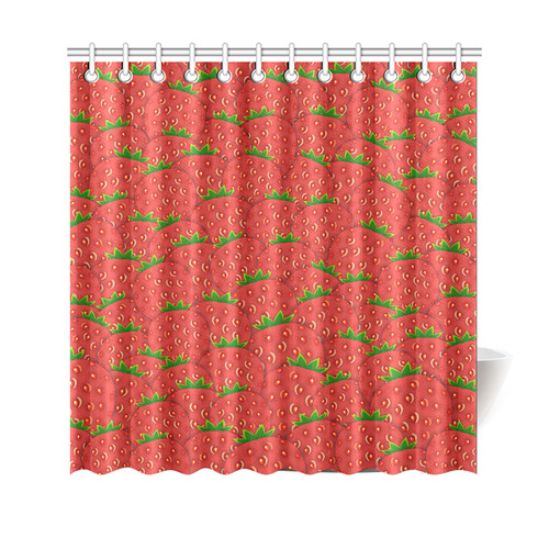 Strawberry Patch Shower Curtain 69"x70"