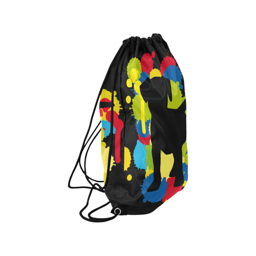 Lovely little Buddy Medium Drawstring Bag Model 1604 (Twin Sides) 13.8"(W) * 18.1"(H)