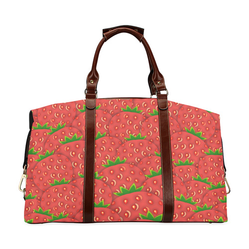 Strawberry Patch Classic Travel Bag (Model 1643) Remake