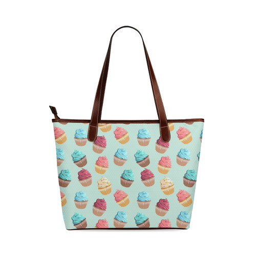 Cup Cakes Party Shoulder Tote Bag (Model 1646)