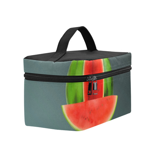 Watercolor Watermelon, red green and sweet Cosmetic Bag/Large (Model 1658)