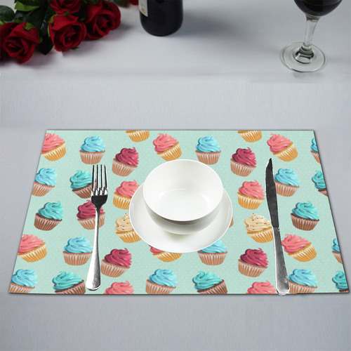 Cup Cakes Party Placemat 12’’ x 18’’ (Set of 2)