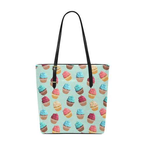 Cup Cakes Party Euramerican Tote Bag/Small (Model 1655)