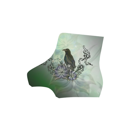 Raven with flowers Martin Boots For Men Model 1203H